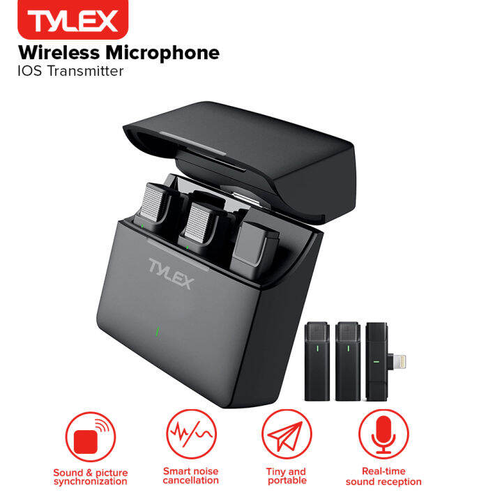 TYLEX Wireless Microphone Transmitter with Sound & picture