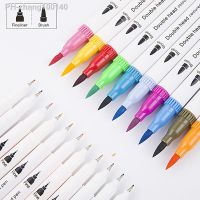 12 Colors Double Side Manga Markers Art Brush Pen Set School Accessories Lettering markers Art supplies Sketch drawing graffiti