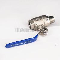 1/2" BSPT Female to Male 304 Stainless Steel 2-Piece Type Ball Valve Full Port water steam 358 PSI