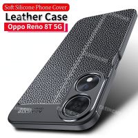 OPPO Reno 8T 5G 2023 กันกระแทกหนัง TPU นุ่มเคสโทรศัพท์สำหรับ OPPO Reno 8 8T 8Z 8Pro T Z Pro 4G 5G เกราะโทรศัพท์กลับเคสโทรศัพท์