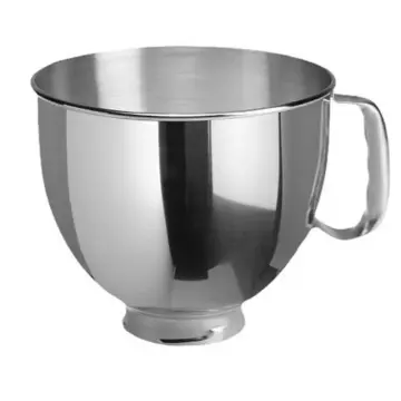 6.9 L Polished Stainless Steel Bowl with J Hook Handle