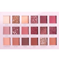 New 18 Colors Nude Glitter Eyeshadow Matte Shimmer Palette Long Lasting Waterproof Mineral Powder Eye Shadow Makeup Cosmetic Kit