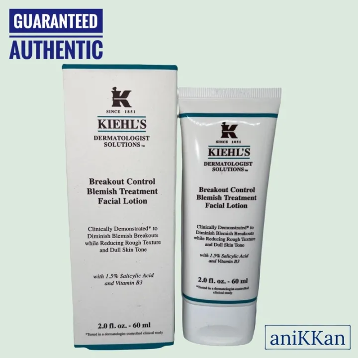 Kiehl’s Breakout Control Blemish Treatment Facial Lotion Lazada PH