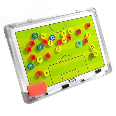k  （จัดส่งจากกทม） กระดานฟุตบอล H3 กระดานวางแผนฟุตบอล กระดานขึ้นเกมส์ พร้อมตัวแม่เหล็ก ปากกาเขียน และแปรงลบ