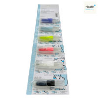 Pastel Pocket Inhaler รุ่น translucent ยาดม ตรา พาสเทล ชนิดพกพา ***ชนิดหลอดใส***  [ยกแผง ครบ6สี]  Pastel Translucent