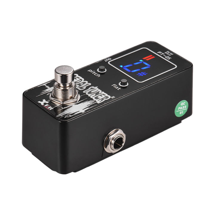 xvive-pt-05-chromatic-tuner-pedal-with-pitch-calibration-amp-flat-tuning-full-metal-shell-true-bypass-guitar-accessories