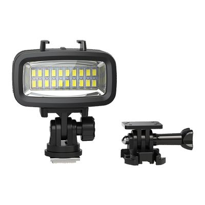 40M Waterproof LED Video Light for Gopro Hero 10 9 8 Action Camera / SLR Mirrorless Camera