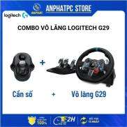 Combo Vô Lăng chơi game Logitech G29 DRIVING FORCE + Cần Số G29 + Bàn Đạp