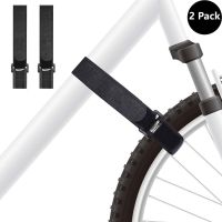 2Pcs Bike Frame Strap Anti-skid Multi-purpose Bicycle Fixed Belt Adjustable Bike Velcro Buckle Binding Strap