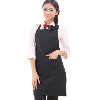 Sleeveless Simple Adjustable Plain Apron with Front Pocket Butcher Waiter Chefs Kitchen Cooking Craft Waterproof Stain-Resistant Aprons