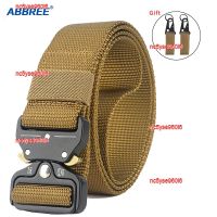 nc5yse960i6 2023 High Quality ABBREE Military Nylon Mens Tactical adjustable Belt with Molle Clip Buckle Nylon Key Ring for Mens outdoor hunting