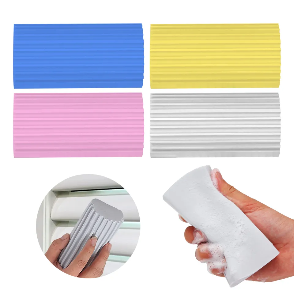 Damp Clean Duster Sponge Cleaning Sponge Brushes Duster for