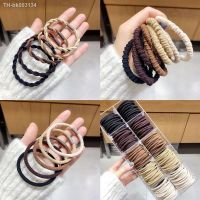 ┇□ 5PCS High Elastic Hair Bands Ponytail Holder Rubber Bands Women Girls Basic Nylon Hair Ties Rope Scrunchies Hair Accessories Set