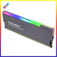 COOLMOON CR-D134S ARGB RAM ฮีทซิงค์ระบายความร้อนคูลเลอร์สำหรับเดสก์ท็อป (สีเทา)