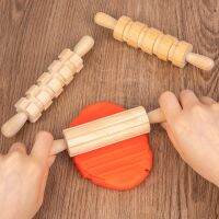 [COD] rolling pin .46 texture stick pressure mud toy children handmade diy