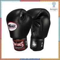 TWINS SPECIAL BOXING GLOVES (BGVL-3)8oz นวมชกมวยยี่ห้อทวินส์ เมจิคเทป หนังแท้ สีดำ ทำจากหนังแท้เกรดพรีเมี่ยม 100% flashsale ลดกระหน่ำ