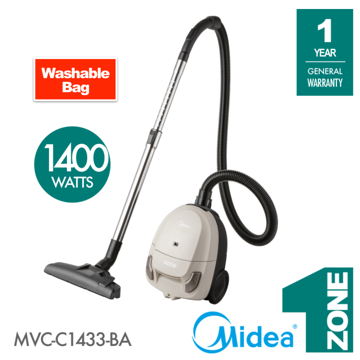 Midea 1400w Bagged Vacuum Cleaner - Model: MVC-C1433-BA | Lazada