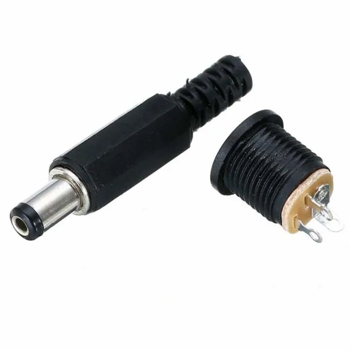 Graceful 1 Set 10 Pair 12V 3A Male Plug + Female Socket Panel Mount