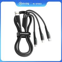 RYRA 3 IN 1 3A Fast Charging Cable For IPhone 11 13 Pro Max USB To Type C Micro Lightning Cable For Samsung Redmi Huawei Pro Dat