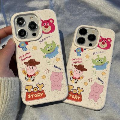 【สำหรับ iPhone】Lovely Phone Case Compatible for iPhone 11 7plus XR 12 14 13 Pro Max 7 8 14 Plus X XS MAX SE 2020 Cute Cartoon Back Cover