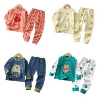 New Autumn Winter Baby Thermal Underwear Set Childrens Clothing Boys Girls Long Johns Cotton Pajamas Kids Baby Home Clothes