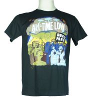 เสื้อวง ALL TIME LOW เสื้อใส่สบาย Rock ออล ไทม์ โลว์ ไซส์ยุโรป PTD1451