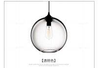 American Retro Creative Color Glass Bulb Lamp Bedroom Bar Restaurant Barber Clothing Store Chandelier Light Fixtures