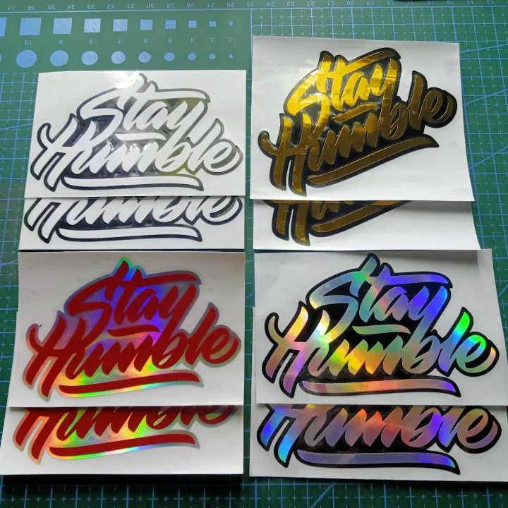 STAY HUMBLE STICKER DECAL | Lazada PH