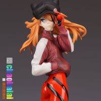 Bandai New Century Evangelist EVA Asuka กีฬาหูแมวหมวกอะนิเมะภาพเคลื่อนไหว Handmade รุ่น Ornaments