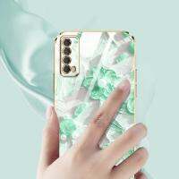 เคสหรูสำหรับ Huawei Y7A Y6P Y8P 2020 Y9S P Smart 2021 Huawei เพลิดเพลินกับภาพวาดสีน้ำมันแฟชั่น20 SE กันกระแทกกล้องป้องกันเคสโทรศัพท์โทรศัพท์พร้อมฟรีสายคล้อง