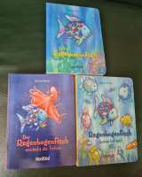 SET 3 BOOKS :  Der Regenbogenfisch  by Marcus Pfister - German books  boardbook