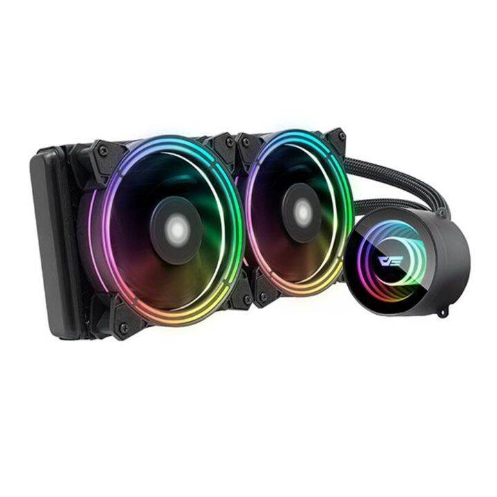 DarkFlash pc computer ARGB water cooling CPU radiator fan RGB 120mm