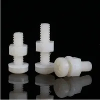 M4 M5 M6 M8 White Nylon Round Head Phillips Screw Nut Flat Washer Extension Screw Set