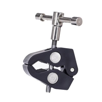 Multi-Function Dual Ball Head Hot Shoe 1/4" Tripod Magic Arm Super Clamp Adapter Articulating DSLR Camera for Monitor LED Light