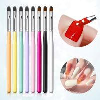 1PC Nails Art Brush Pattern Phototherapy Acrylic UV Gel Extension Builder Coating Painting Pen DIY Manicure Accessories Tool Artist Brushes Tools