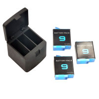 สำหรับ GoPro 9 Hero9แบบชาร์จไฟได้3สล็อต Led Charger กล่องเก็บชาร์จอัจฉริยะสำหรับ Go Pro Hero 9อุปกรณ์เสริมสีดำ