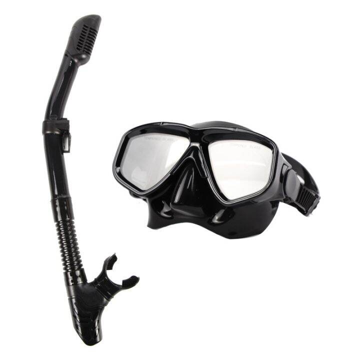 cod-snorkeling-goggles-snorkel-high-definition-tempered-glass-full-dry-adult-teenager-training-equipment