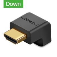 【Must-have】 อะแดปเตอร์ HDMI 90และ270องศามุมขวาชุบความเร็วสูง HDMI ตัวผู้เป็นตัวเมียสำหรับทีวี