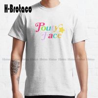 Pouty Face Adisson Rae, Merchandise Classic T-Shirt Mens White Shirt Xs-5Xl Custom Gift Make Your Design Streetwear Unisex