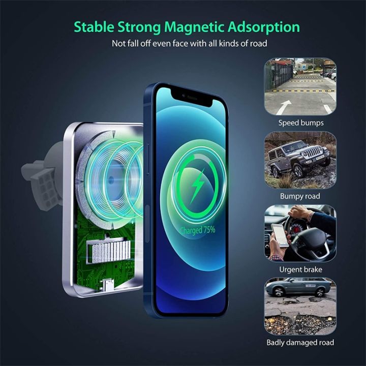 15w-magnetic-fast-car-wireless-charger-phone-holder-for-magsafe-iphone-14-13-12-pro-max-samsung-macsafe-air-vent-charging-stand