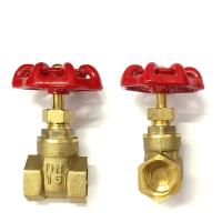 1/2 3/4 1 1-1/4 1-1/2 2 inch Brass Gate Valves Water Valve Switch Valve Female Thread Gate Valve