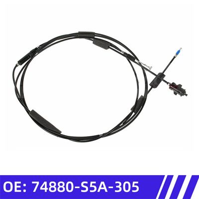 Car Trunk Lid-Release Cable Fuel Lid Opener Release Cable for Honda Civic 2001-2005 74880-S5A-305