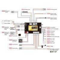 อุปกรณ์ของเล่นสำหรับเด็กอะไหล่รถถัง RC อะไหล่ทดแทนไฟฟ้า7.0รุ่น RC เมนบอร์ด + 2.4ส่งสัญญาณ Ghz