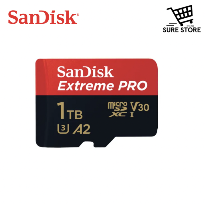 SanDisk Extreme PRO Series 1TB Micro SD Card with Adapter, A2 UHS