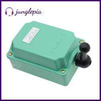 JUNGLEPIA ABS สวิตช์ถอยหลังสีดำมอเตอร์ไฟฟ้าขนาดเล็กสามเฟสแบบย้อนกลับได้ทนทานสีเขียว60A ช่างไฟฟ้าสวิตช์กลอง