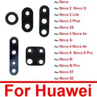 ด้านหลังกล้องเลนส์แก้วสําหรับ Huawei Nova 2 2i 2S 3 3E 3i 4 4e 5i 5T 5Z 2lite 2plus 5 5i Pro กล้องด้านหลังกระจกเลนส์กาว