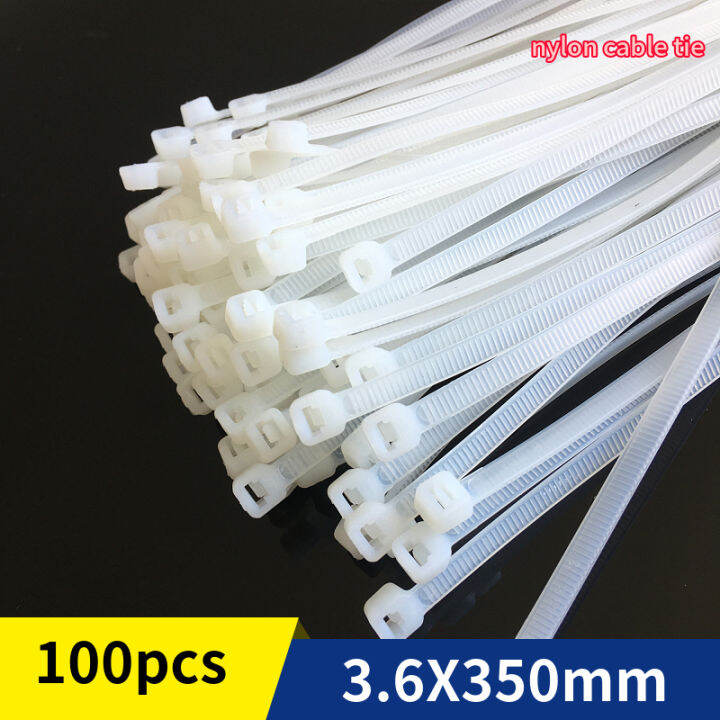 xingo-สาย-zip-ties-self-locking-4x350-มม-loop-wrap-สี-สายไนลอนพลาสติก-100pcs-พลาสติกสีสาย-zip-tie-18-ปอนด์-ul-yrrey