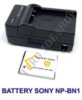 (Saving Set 1+1) NP-BN1 / NPBN1 / BN1 แบตเตอรี่และแท่นชาร์จสำหรับกล้อง โซนี่ Battery And Charger For Sony DSC-QX10,QX100,T99,T110,TF1,TX9,TX10,TX20,TX30,TX55,TX66,TX100V,TX200V,W310,W390,W520,W650,W690,W710W,730,W800,W830