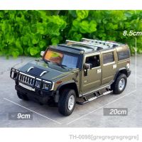 ✕❏◕ gregregregregre 1/24 hummer h2 liga diecasts brinquedo modelo de carro simulação alta veículos fora estrada coleção crianças brinquedos para