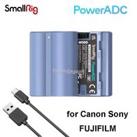 SmallRig LP-E6NH NP-W235 NP-FZ100 USB-C Rechargeable Camera Battery for Sony Alpha 7C A7M4 Sony ZV-E1 Canon EOS R7 Fujifilm X-T4 ready stockagapi